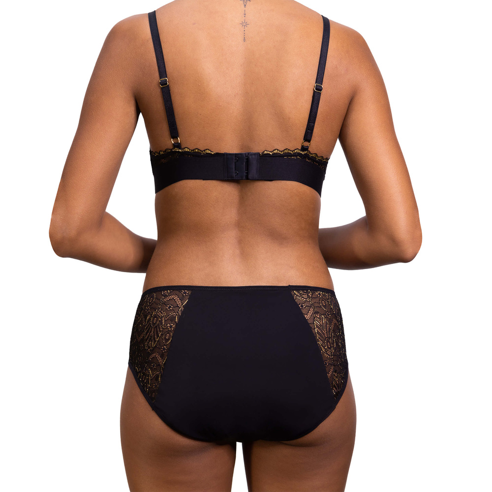 rejeanne Shorty Absolu Rhéa Golden Leaves Culotte menstruelle