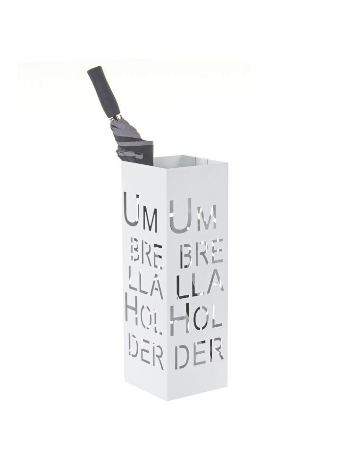 MCW Regenschirmständer C78, Schrift, weiß günstig kaufen onesize