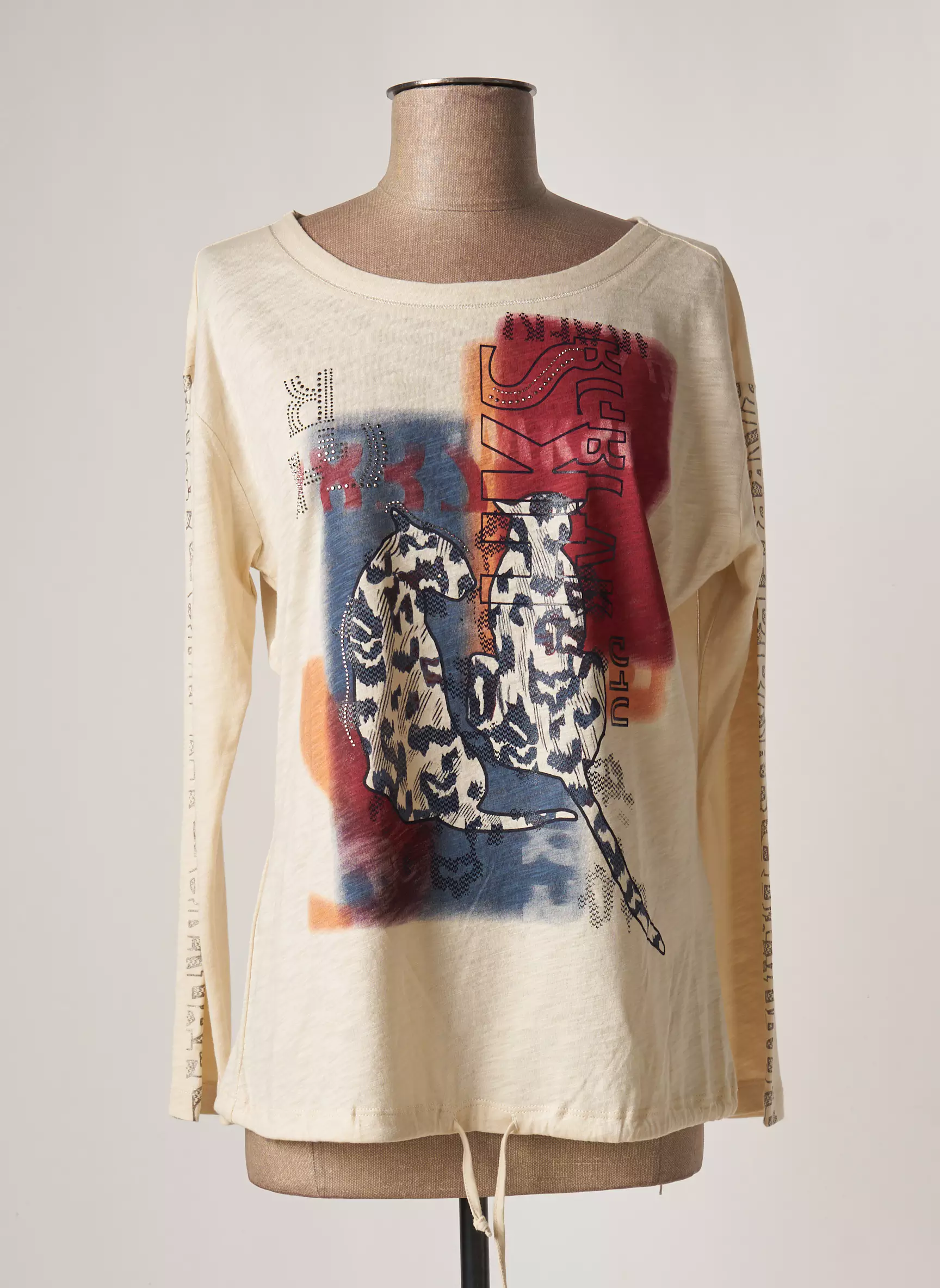Barbara Lebek Tshirts Femme couleur beige