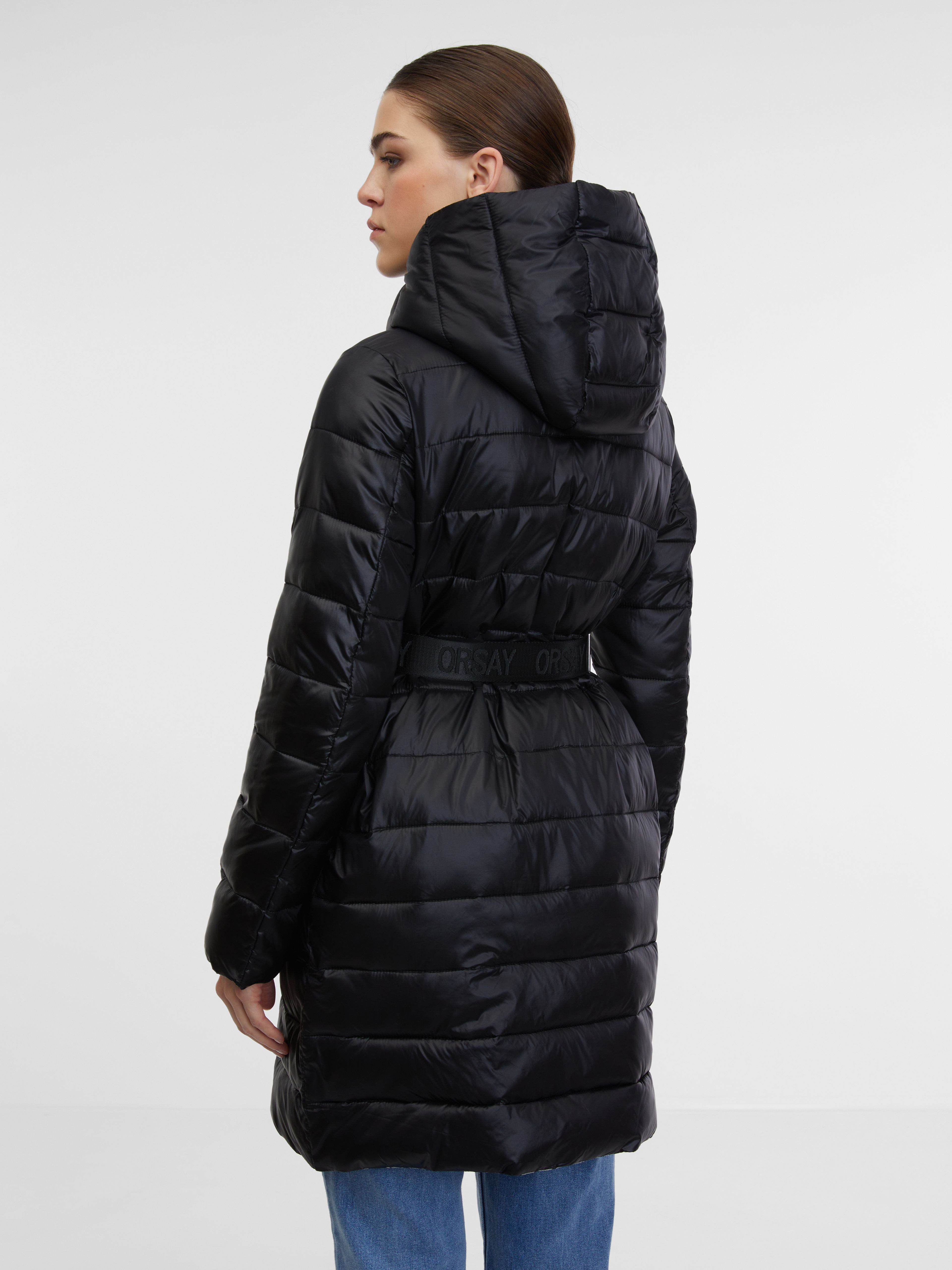 Schwarze Damen-Steppjacke ORSAY