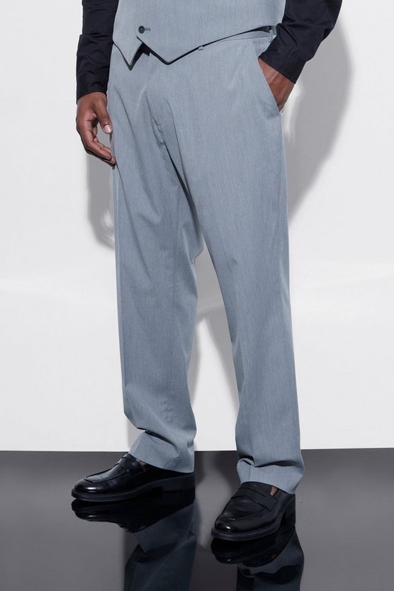 Plus Slim-Fit Anzughose