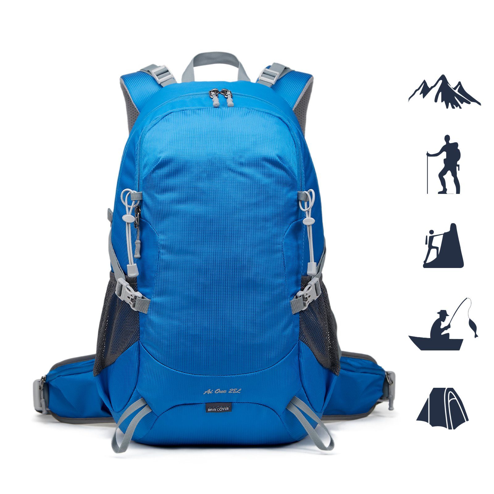 TAN.TOMI Wanderrucksack 28L Großer Wanderrucksack, Wasserdicht Multifunktionaler Daypack