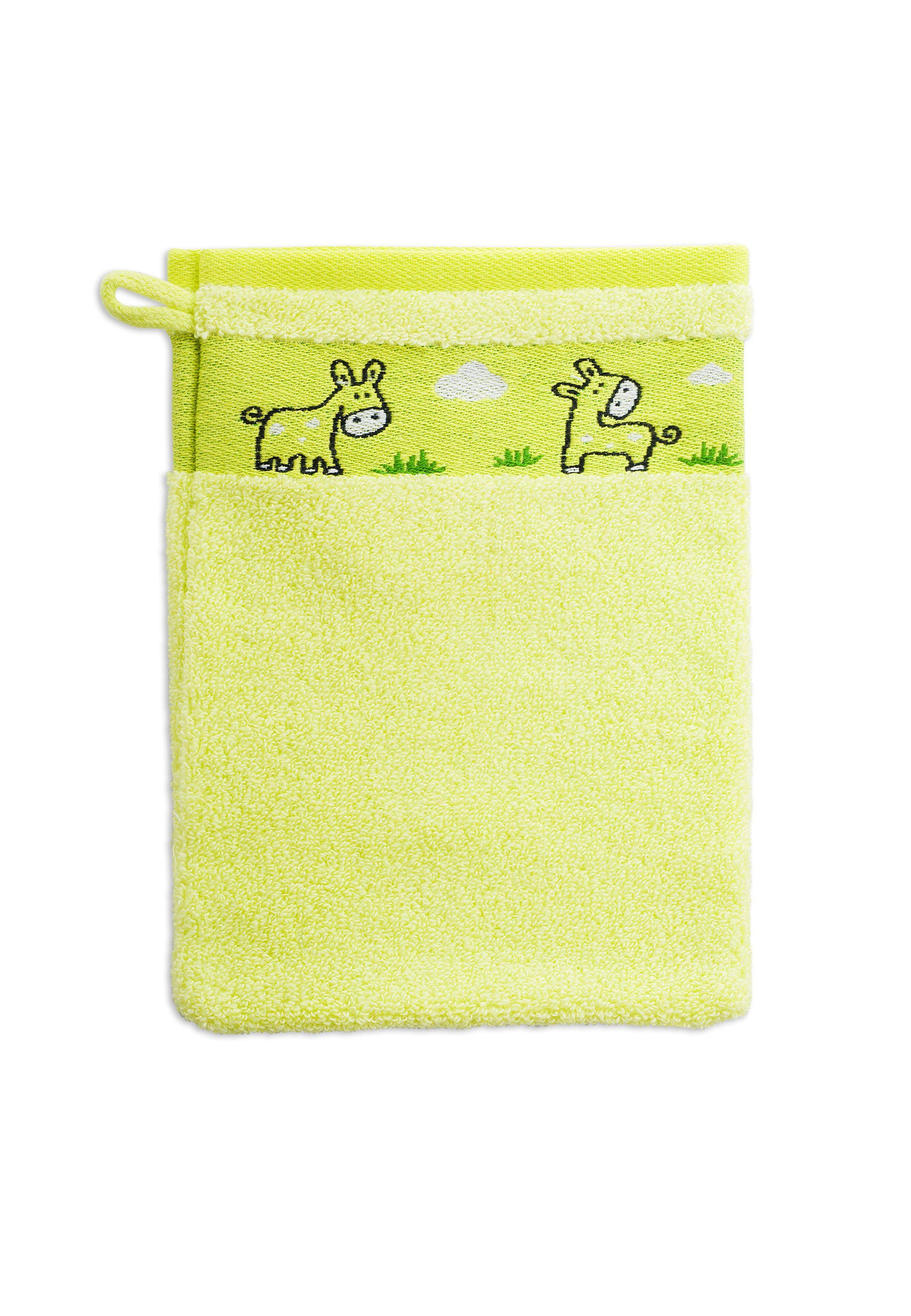 grace grand spa Waschlappen Kids (3-tlg), mit niedlichen Tier-Motiven