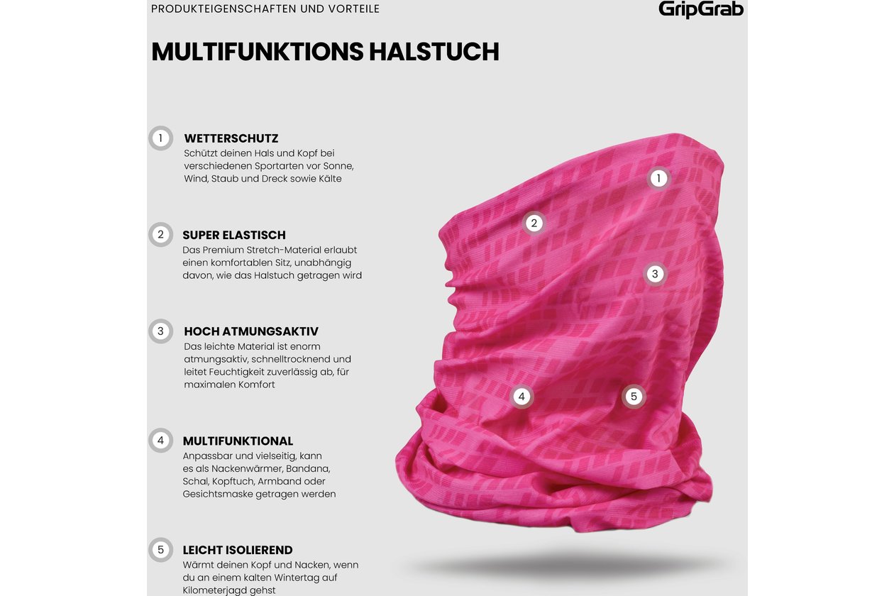 GRIPGRAB Multifunctional Neck Warmer - 2023