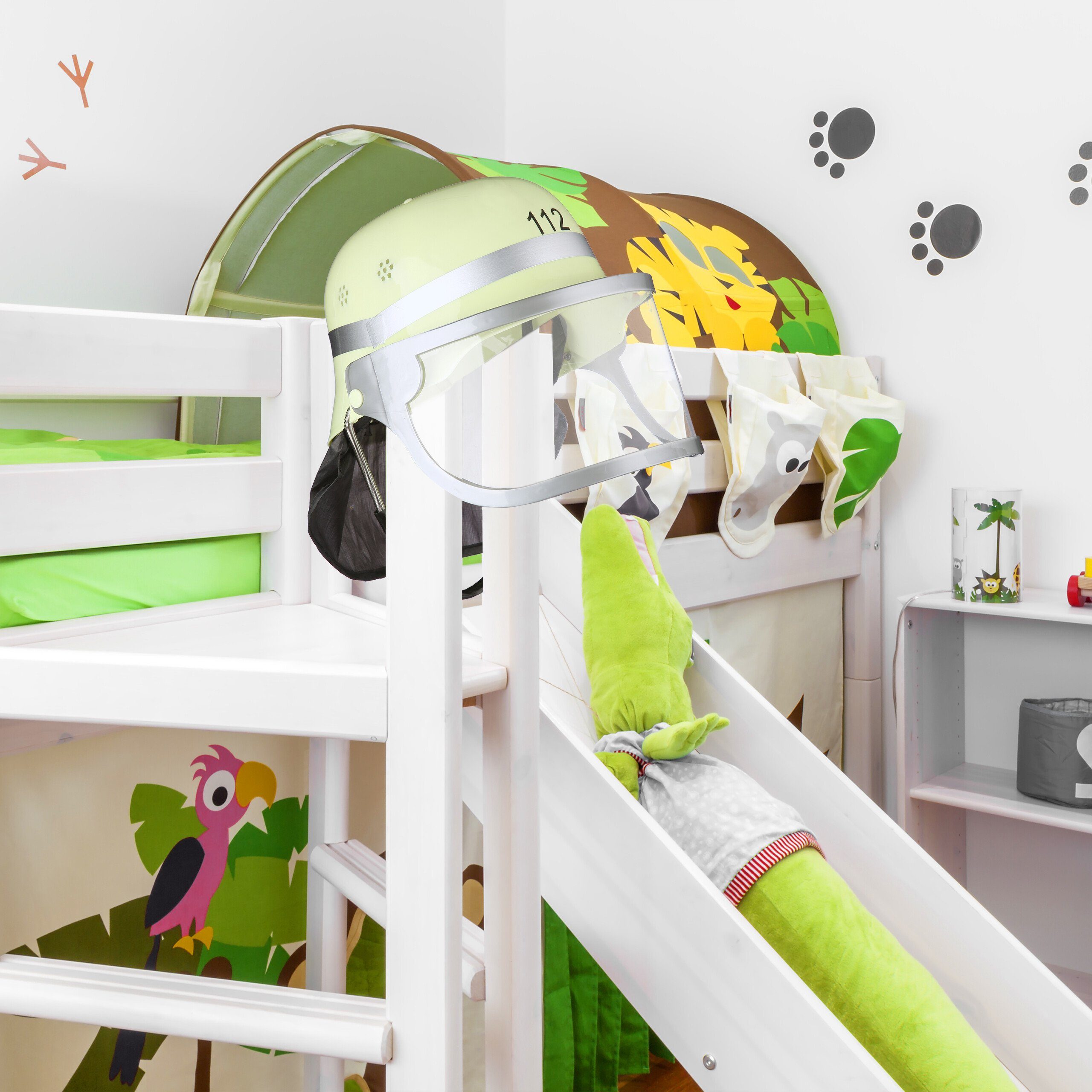 relaxdays Feuerwehrhelm Feuerwehrhelm für Kinder im 2er Set