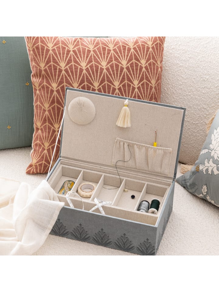 Atmosphera Créateur d'intérieur Nähkästchen in blau günstig kaufen onesize