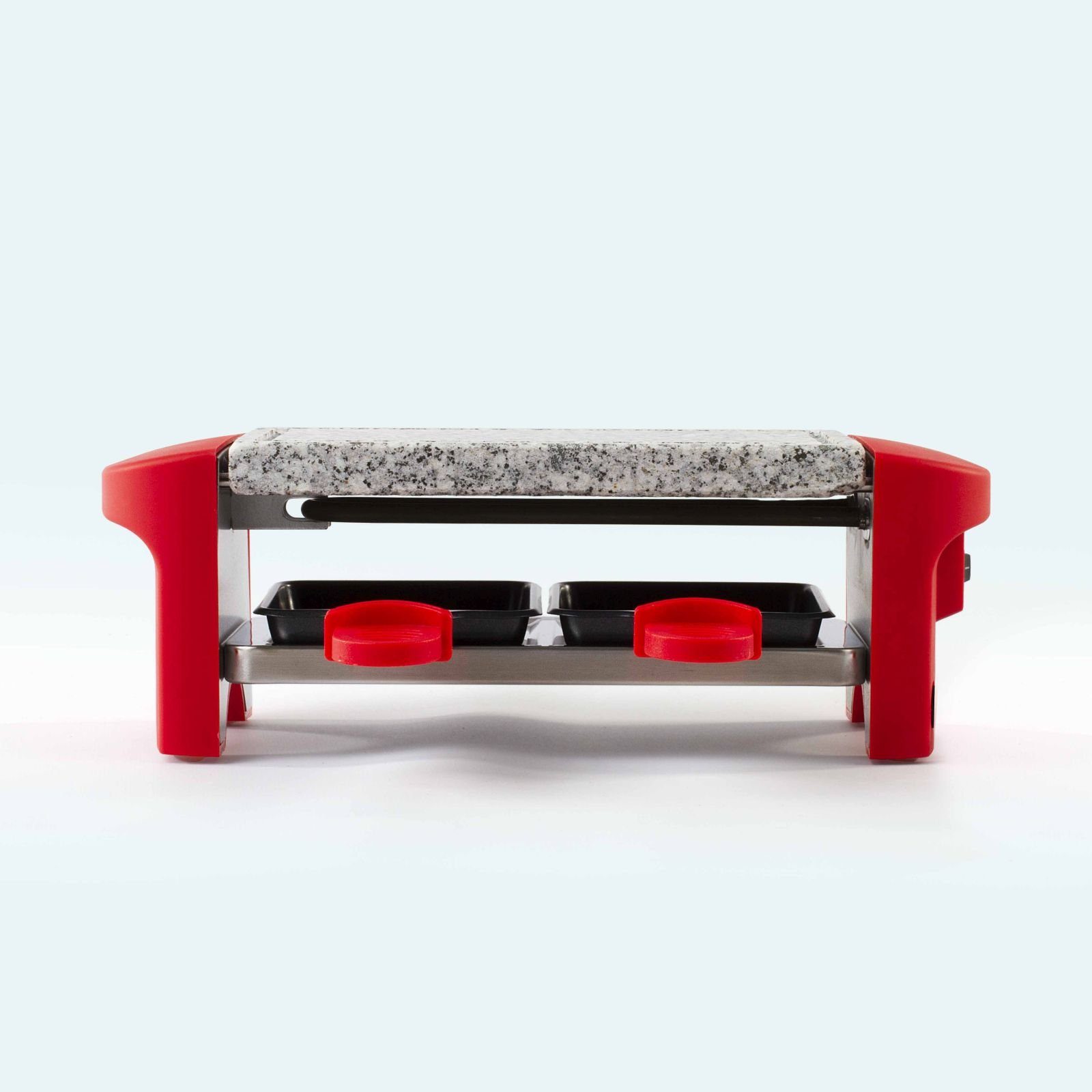 LIVOO Raclette LIVOO 2in1 Raclette Grill für 2 Personen Heißer Stein Raclettegrill