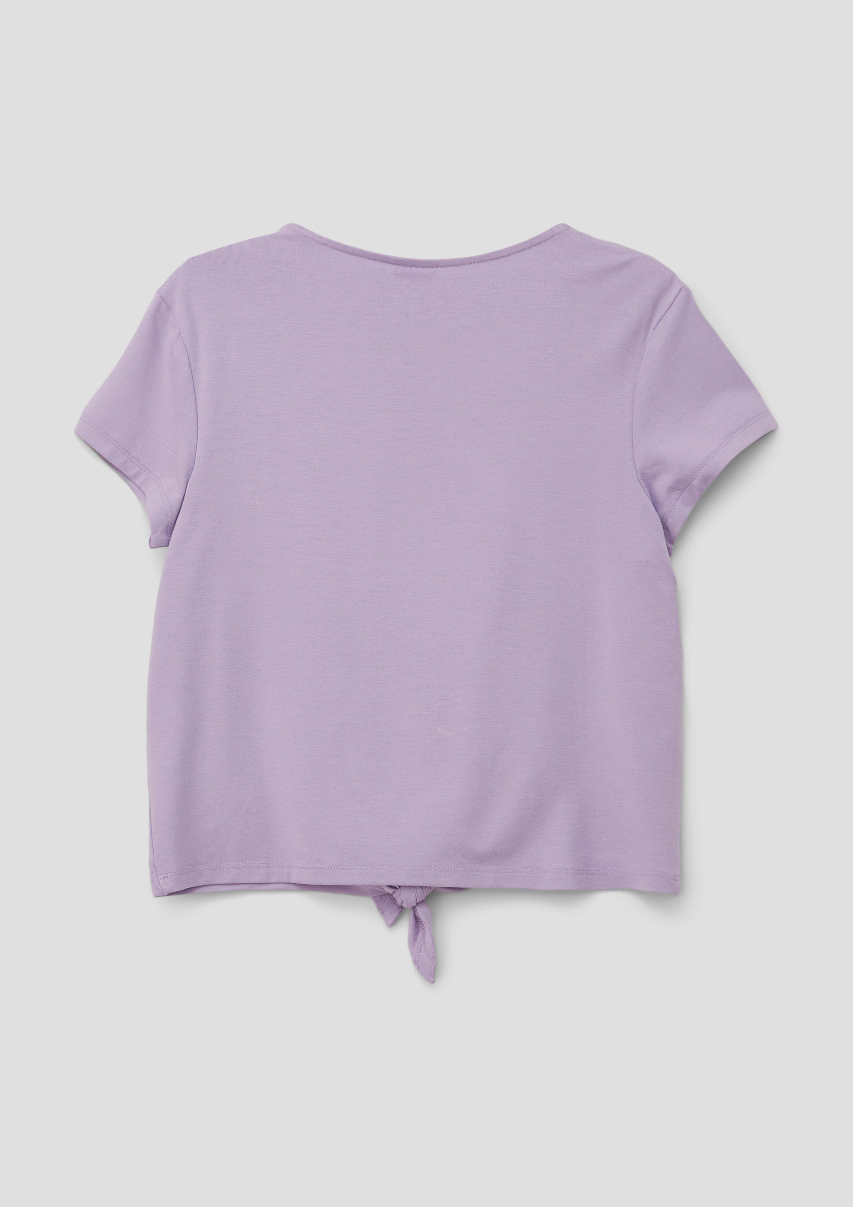 T-Shirt mit Knotendetail  2142424-4704