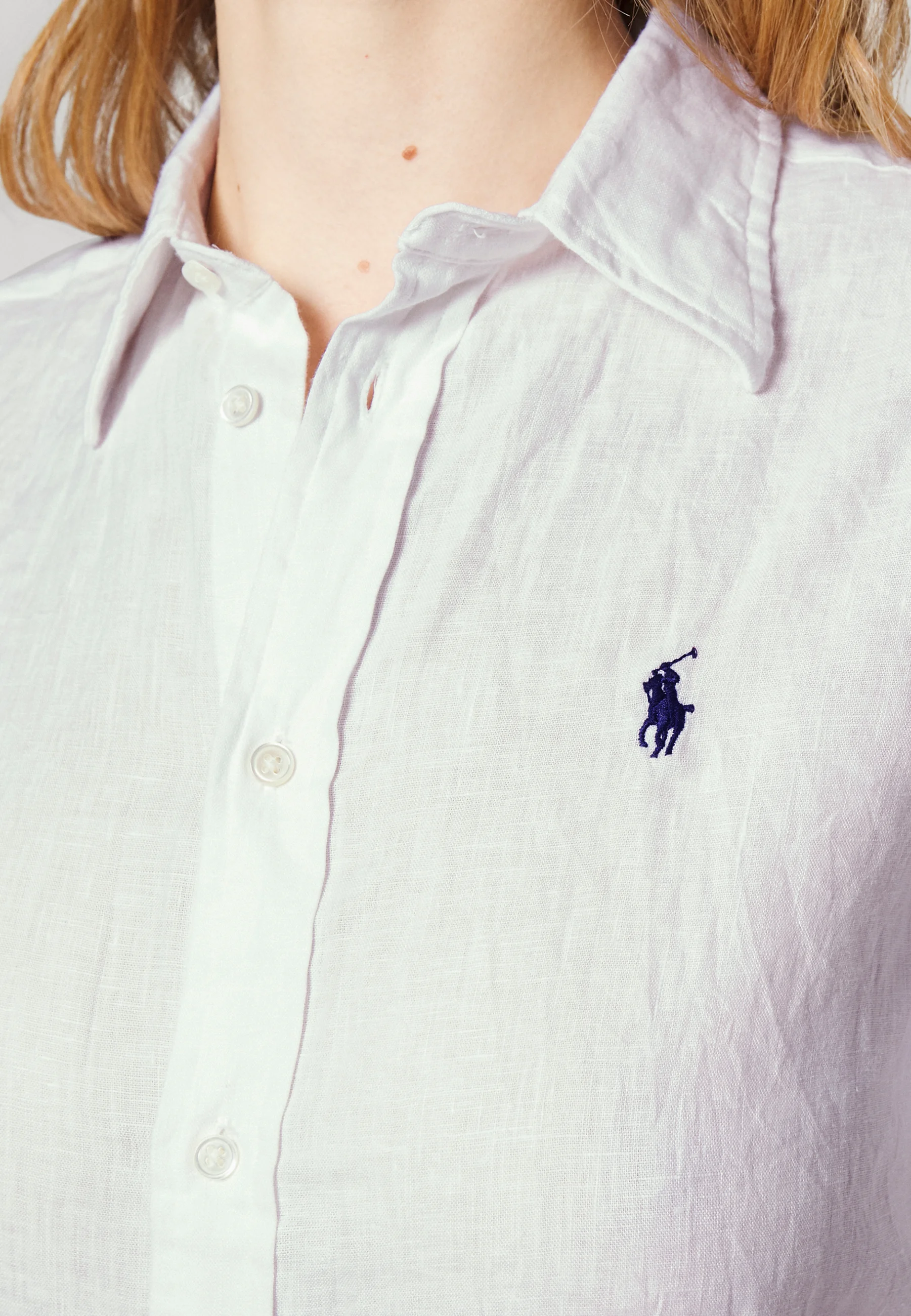 Camisa Polo Ralph Lauren de manga larga con botones delanteros