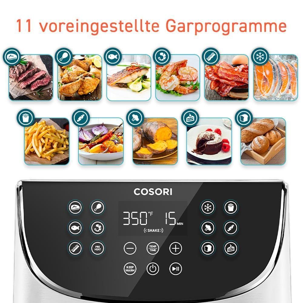 Cosori Heißluftfritteuse - Premium 5.5L XXL Heißluftfritteusen-Set, 1700 W