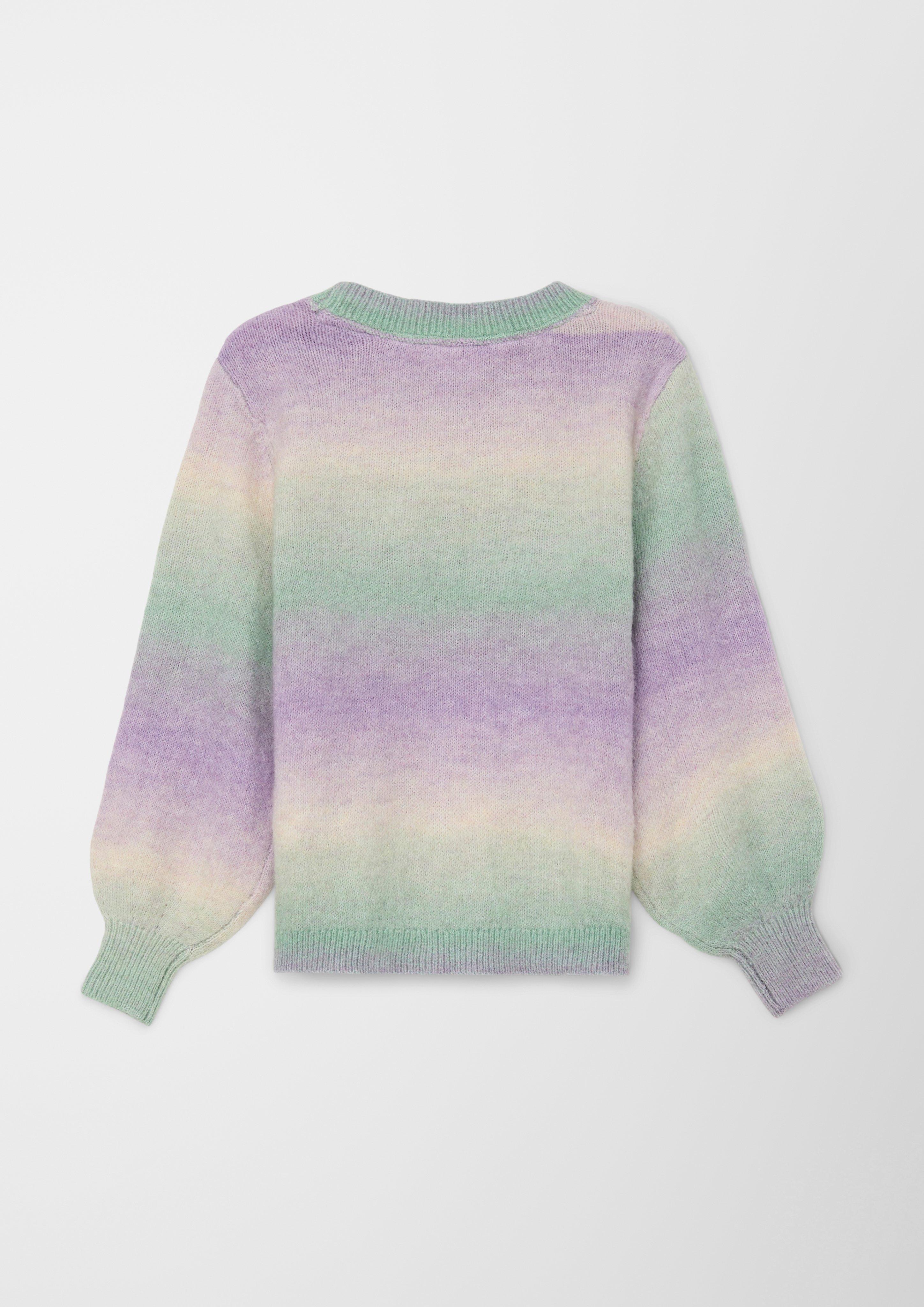 Strickpullover mit Herzapplikation  2122542-72X0