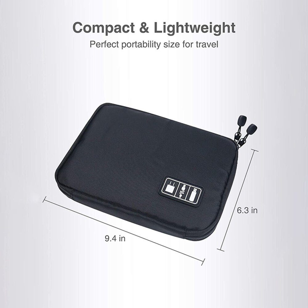 Gravizone Tablettasche Kabeltasche Kabel Organizer Bag (1x Kabeltasche)
