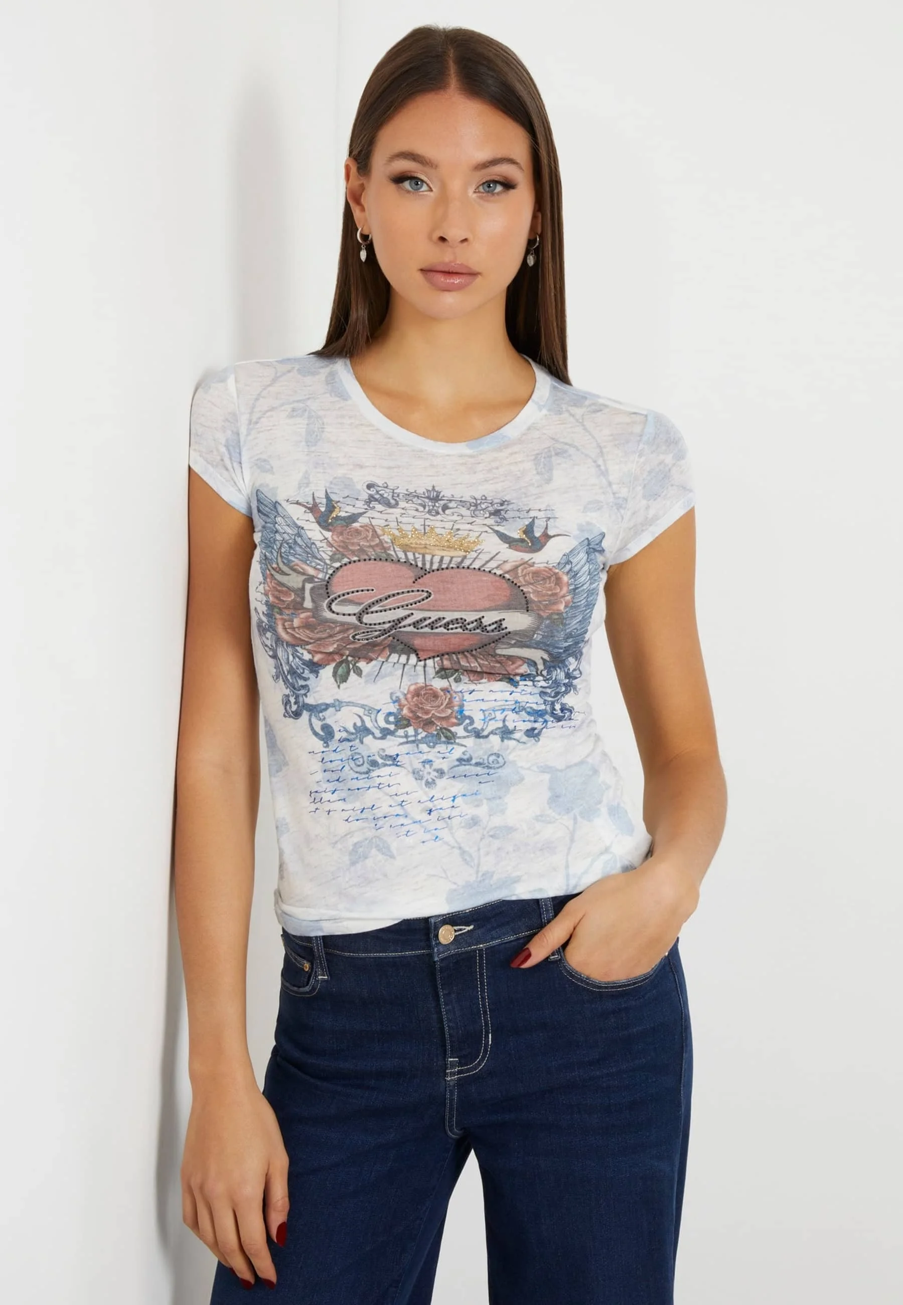 Guess ALLOVER - Camiseta con estampado