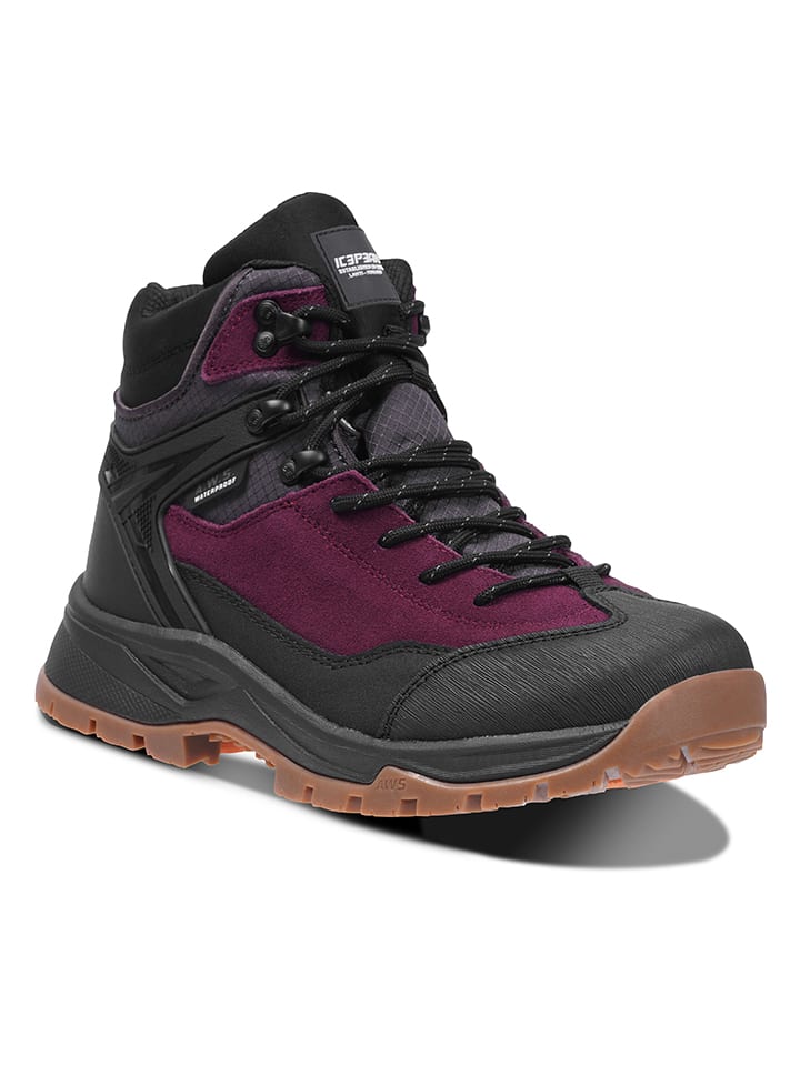 Icepeak Wanderboots in Anthrazit/ Lila günstig kaufen