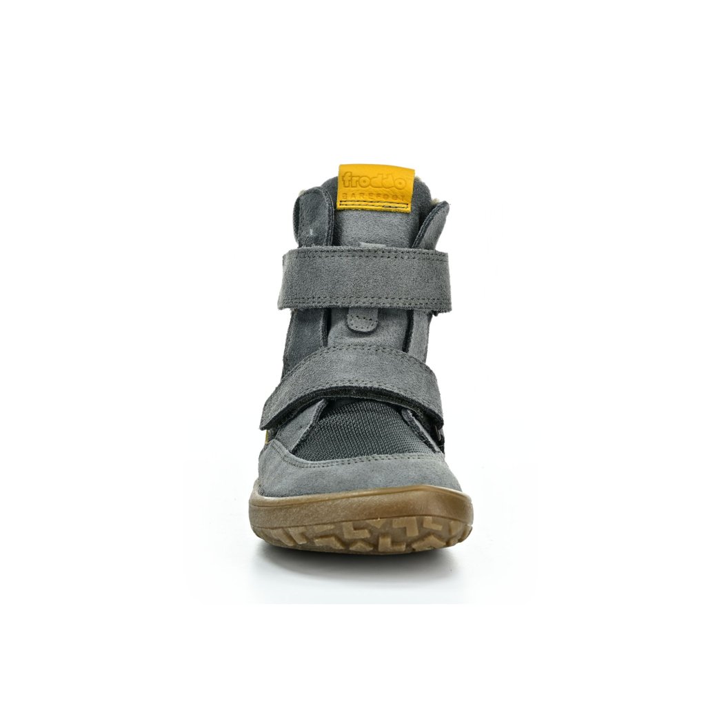 Froddo G3160205-3 Grey graue gefütterte Barfuß-Stiefeletten mit Membran