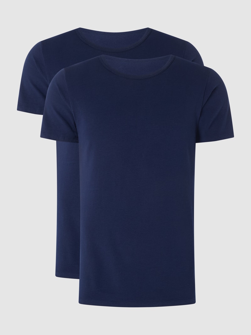 T-Shirt im 2er-Pack in dunkelblau