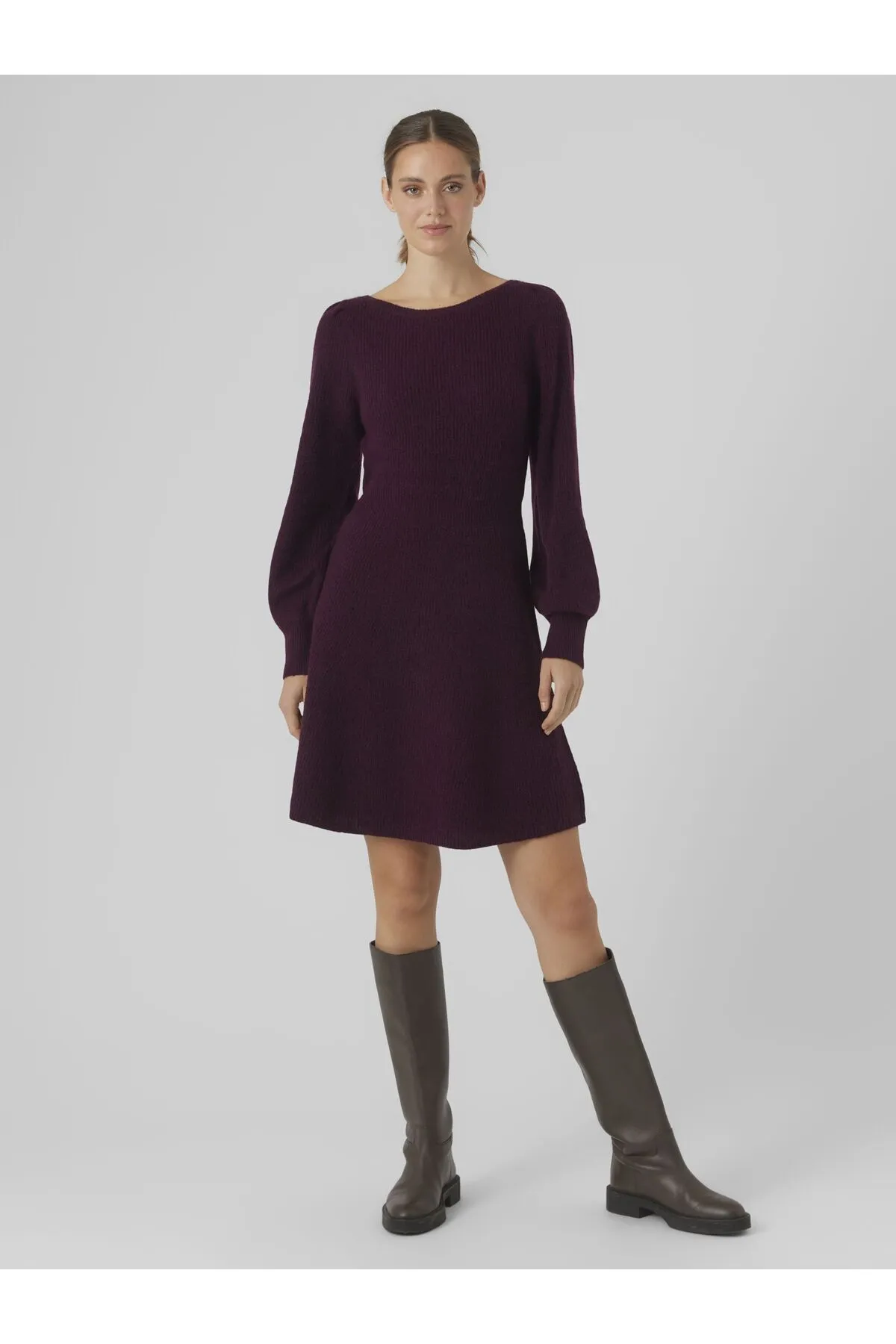 Vero Moda  Strickkleid VMFLAVOUR LS ABK DRESS GA EXC