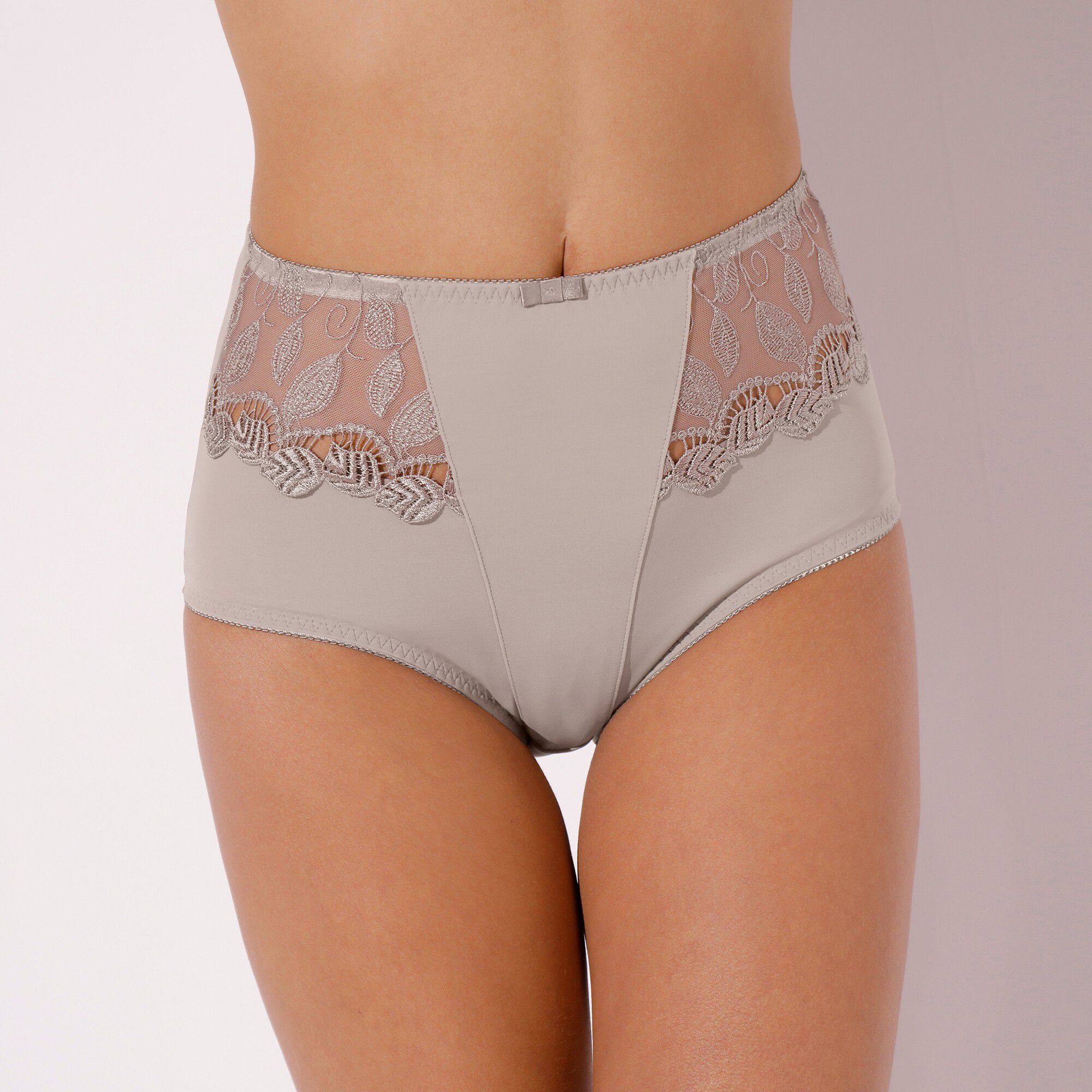 Gainette microfibre et guipure Rima