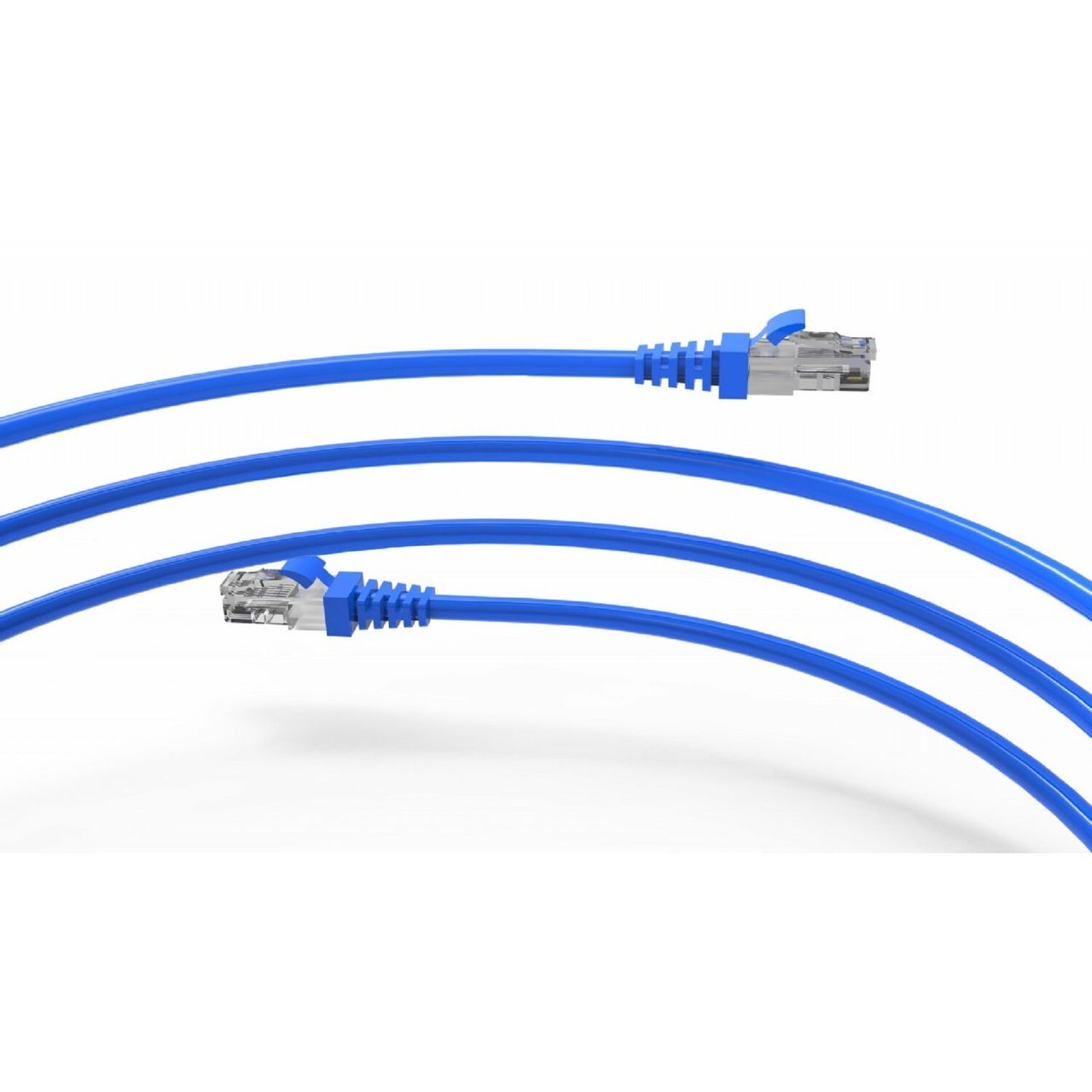 Inca ICAT6-03TM RJ45 Cat6 UTP Ethernetkabel LAN-Kabel Blau 3 Meter