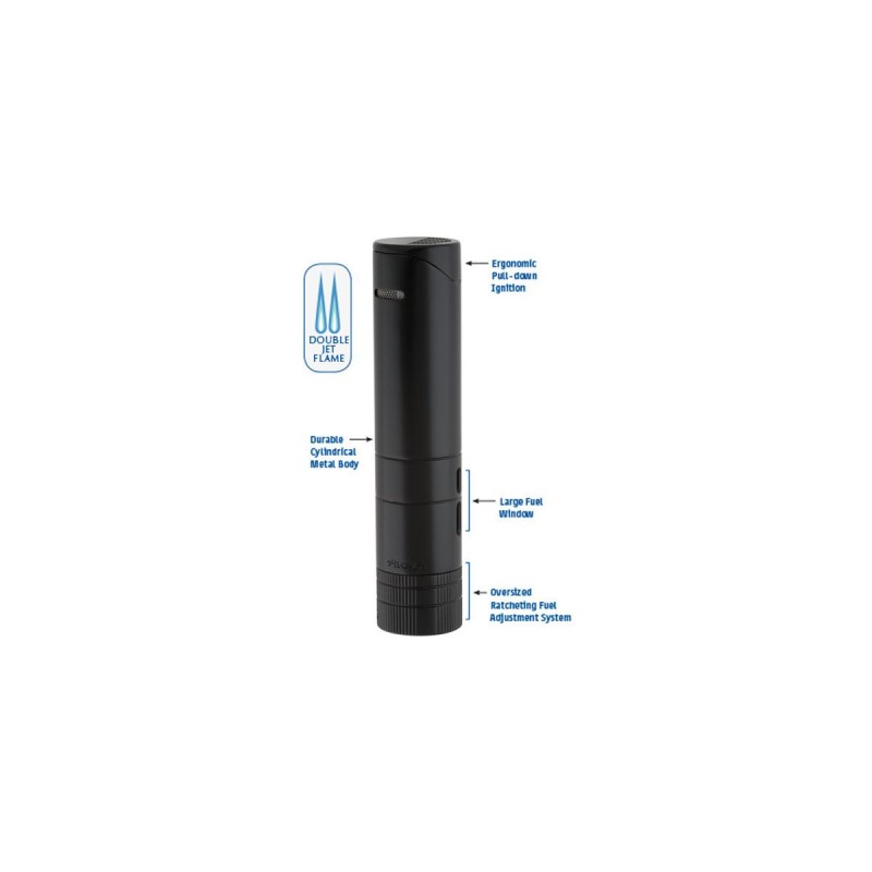 Feuerzeug Jetflamme Xikar, 5x64 turrim Black