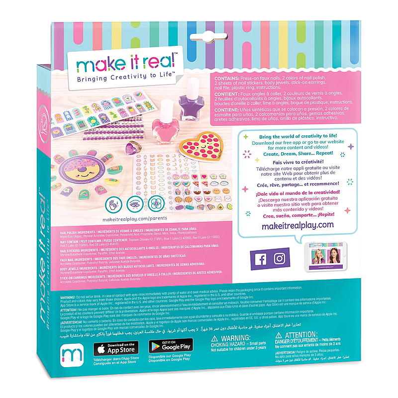 Make it real Glitter girls nail party, Make it real