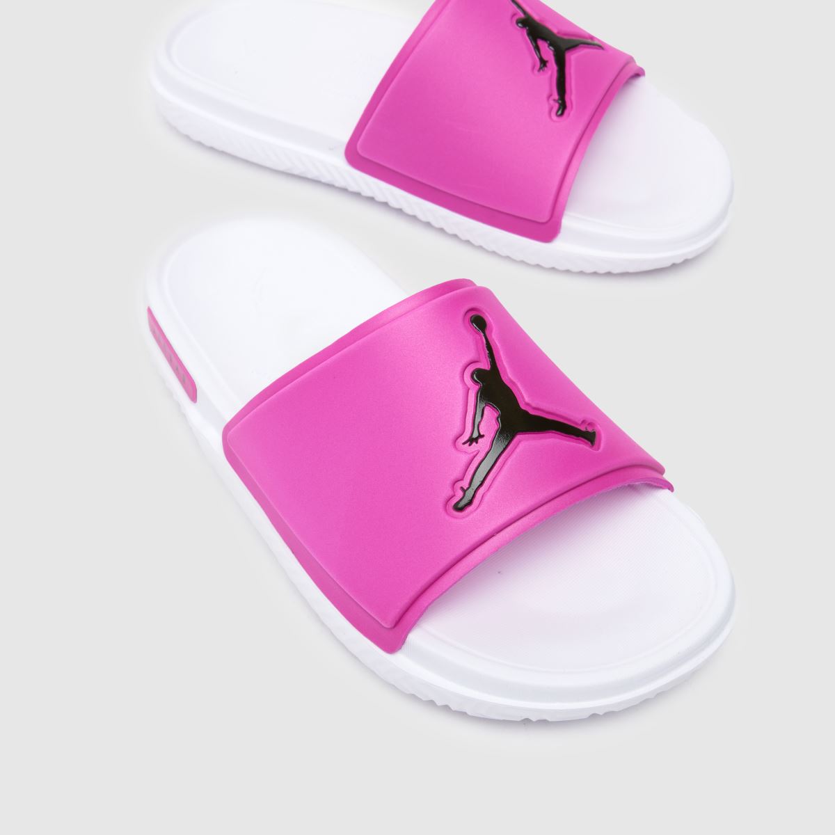 Nike Jordan fehér és rózsaszín Jumpman lány papucs