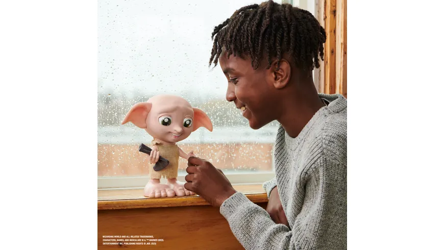Spin Master - Wizarding World Harry Potter - Interaktiver Dobby Hauself Puppe
