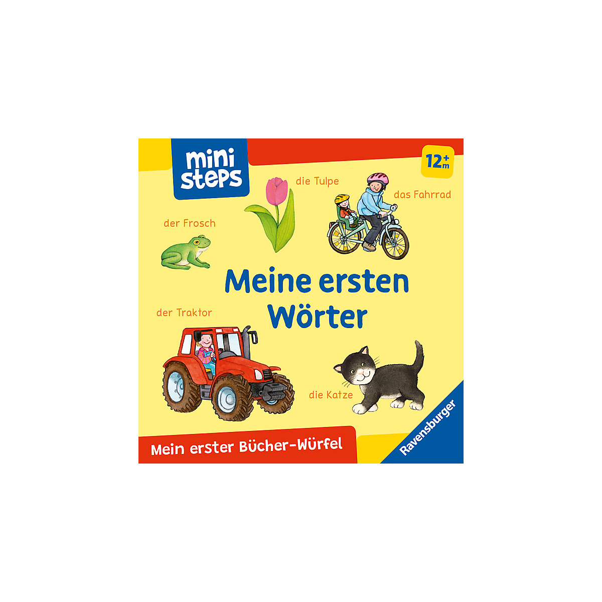 ministeps® Mein erster Bücher-Würfel: Meine ersten Wörter (Bücher-Set)