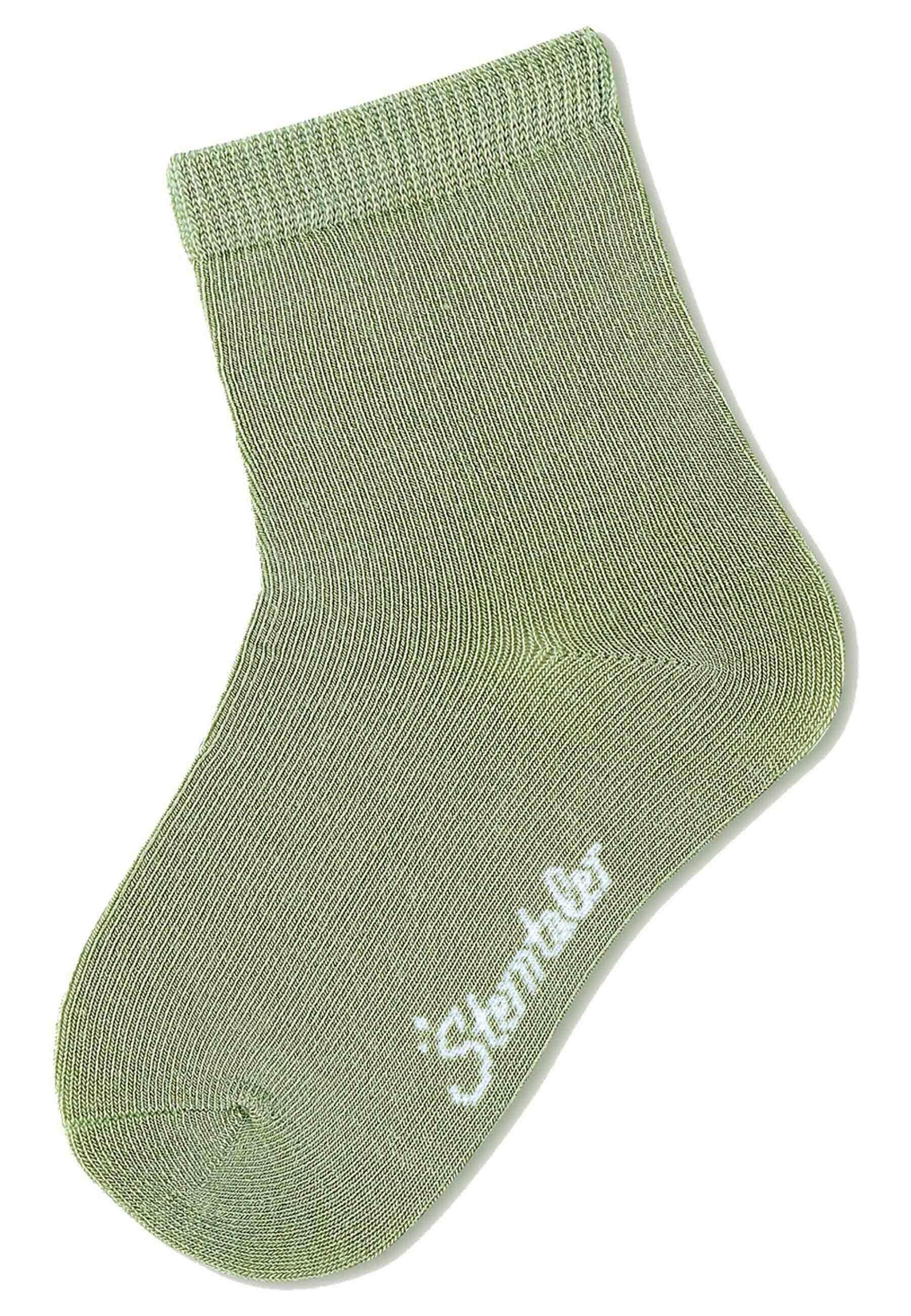 Socken 3er-Pack uni Bambus, verschiedene Farben