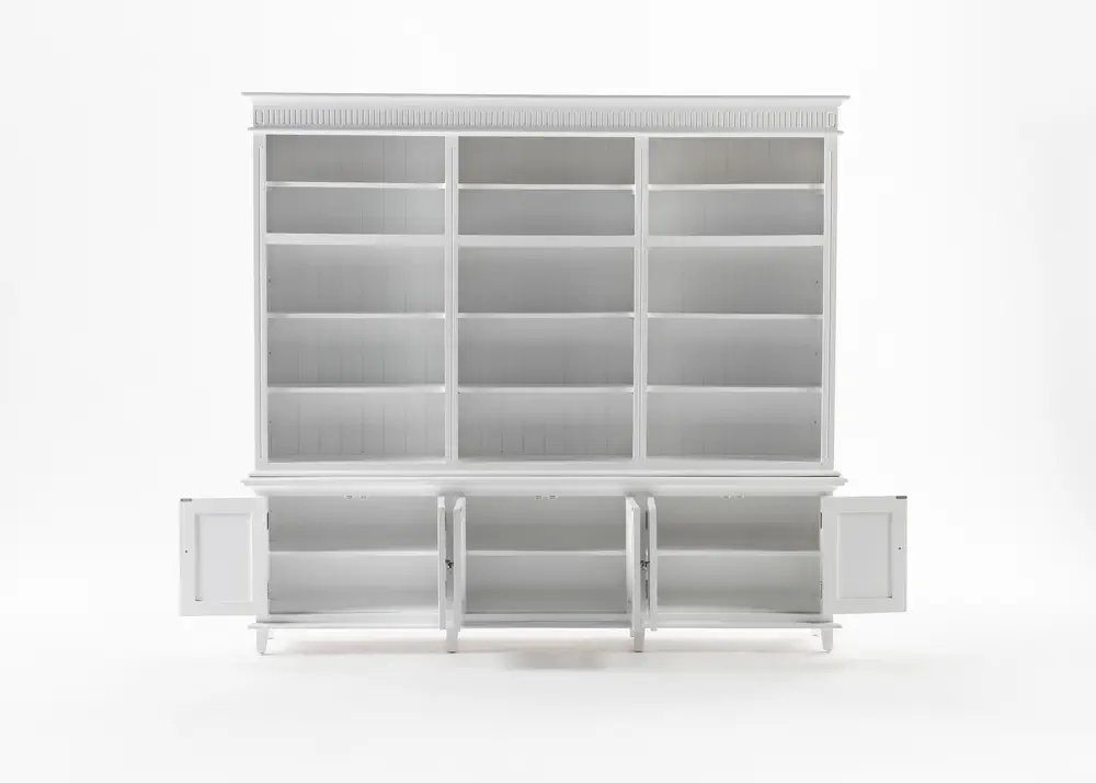 Novasolo Küchenbuffet Skansen Verstellbare Regale, Triple-Bay Hutch Kabinett