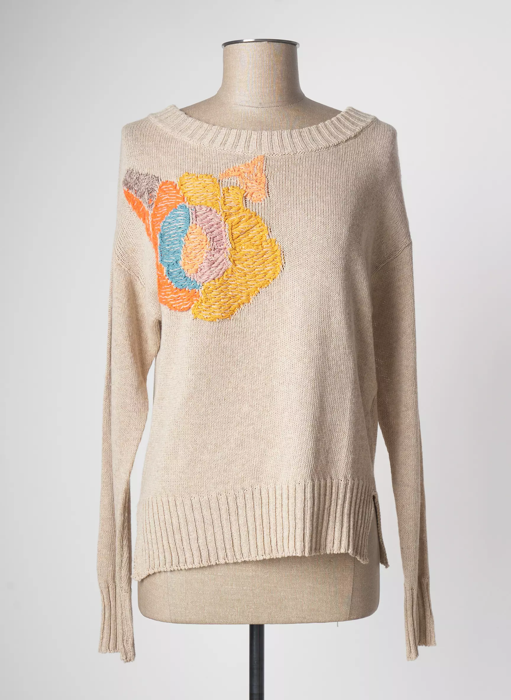 La Fee Maraboutee Pulls Femme couleur beige