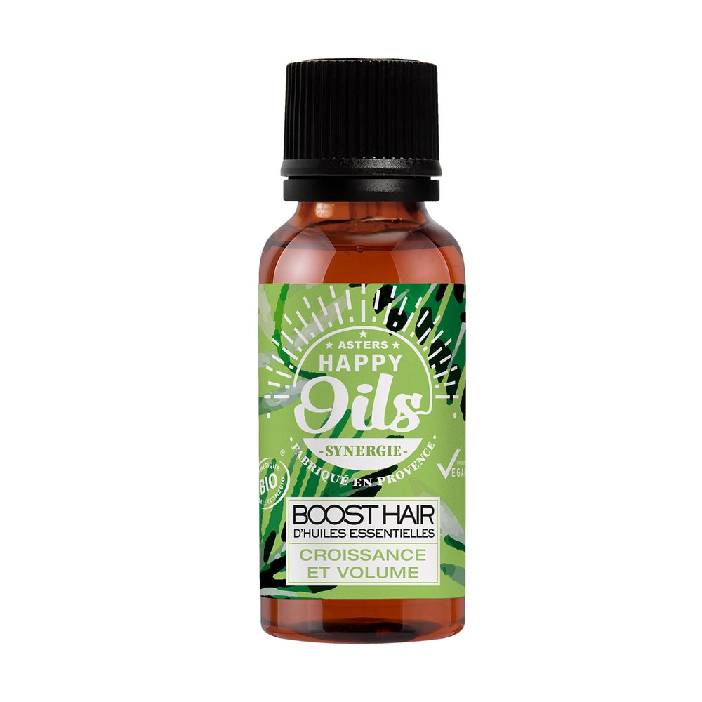 Happy Oils Boosthair croissance et volume 15 ml Huiles essentielles