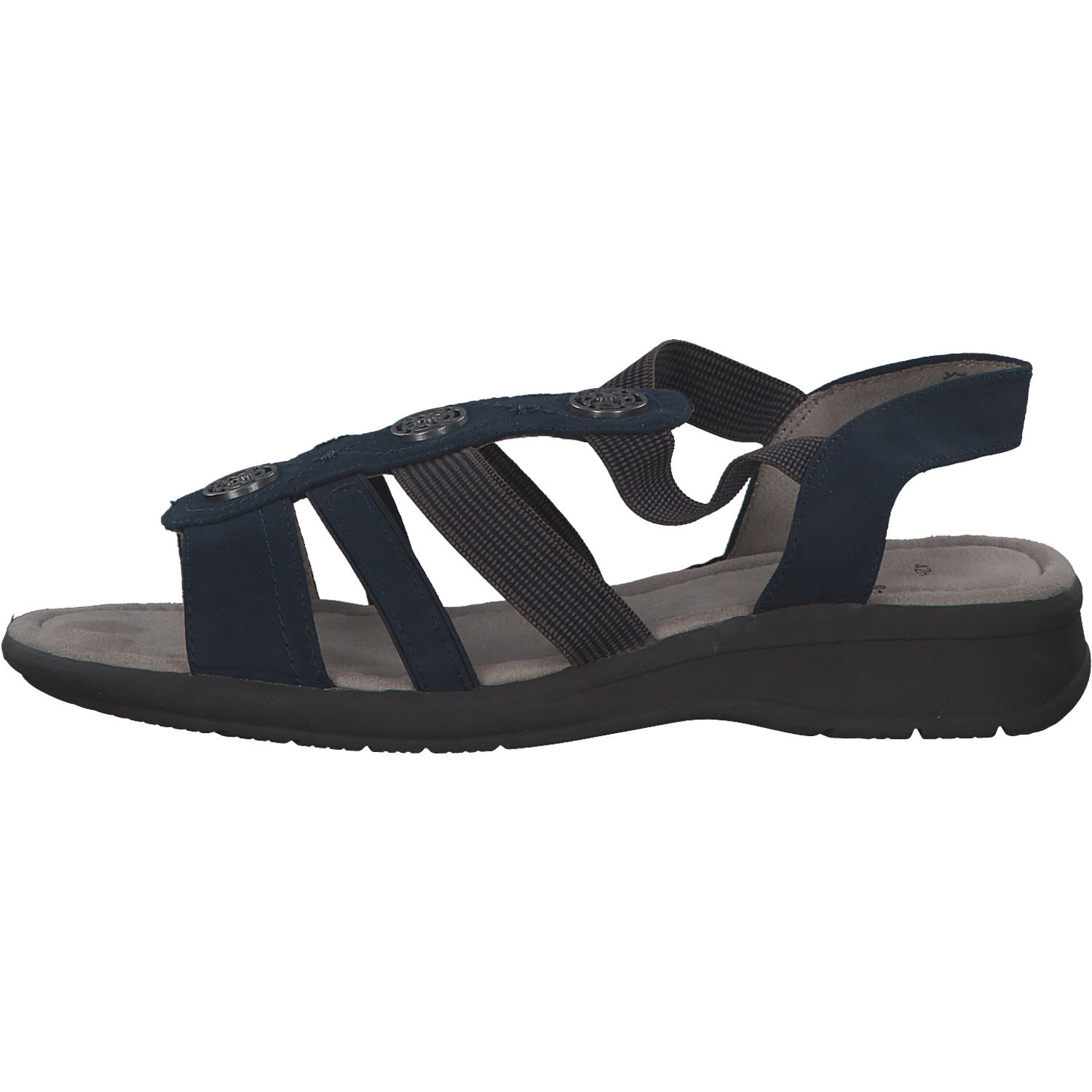 Jana Shoes 28165, Keilsandaletten, Damen, navy