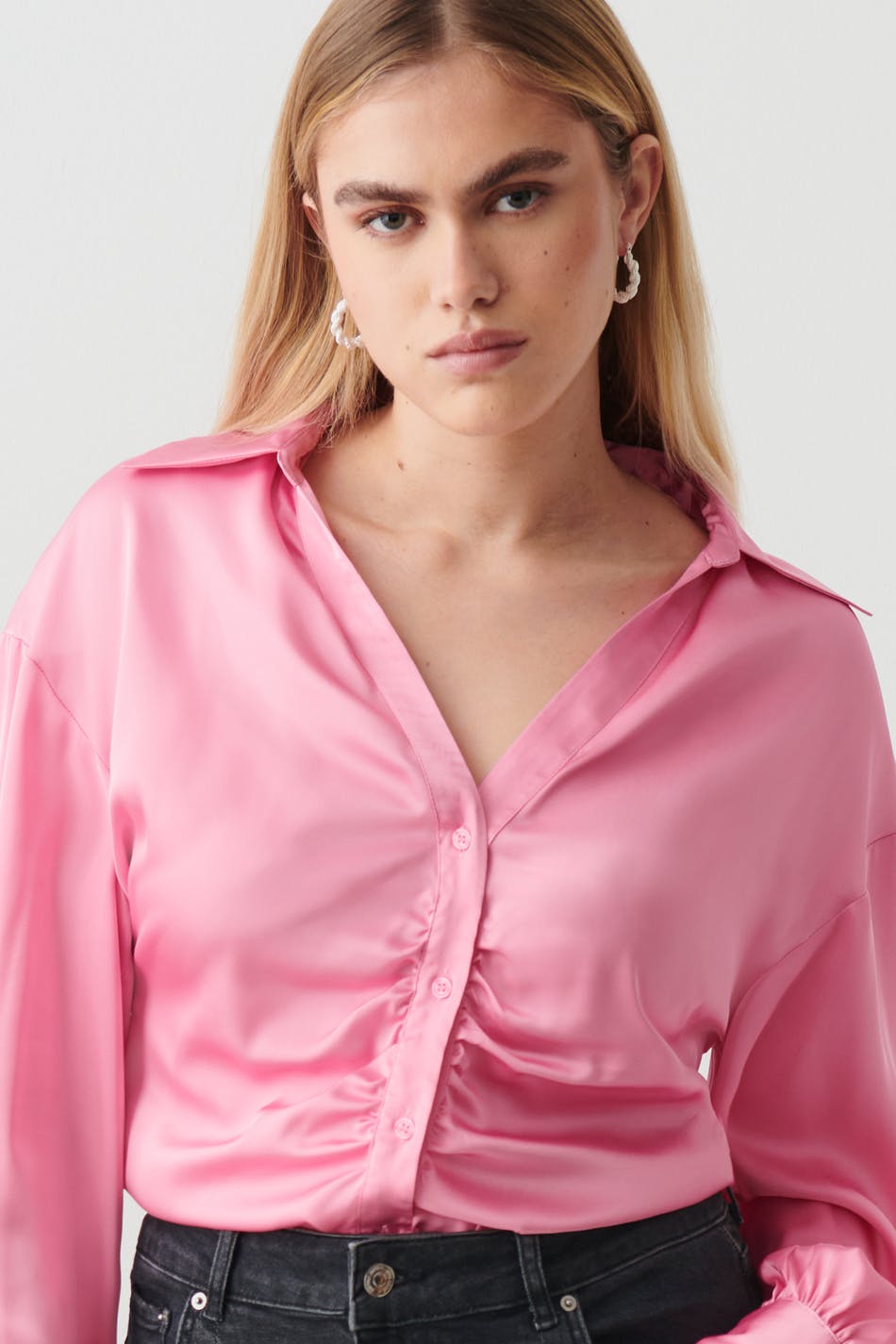 Satin blouse