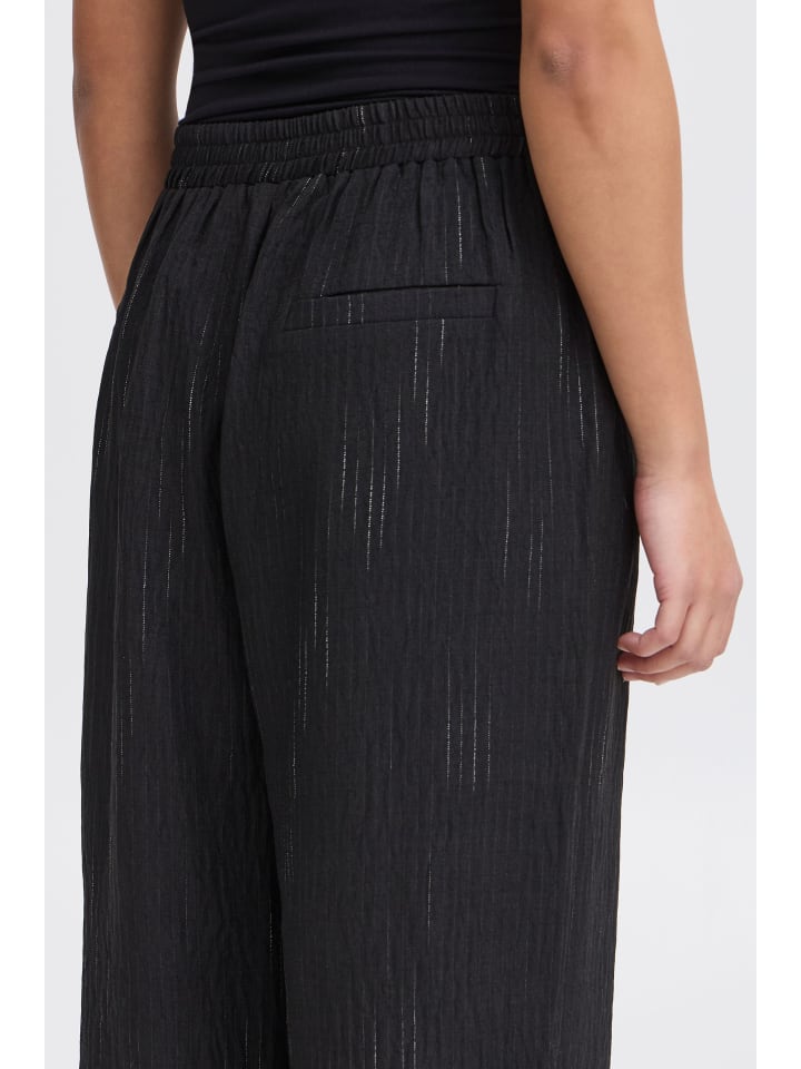 ICHI Relaxhose in Schwarz günstig kaufen