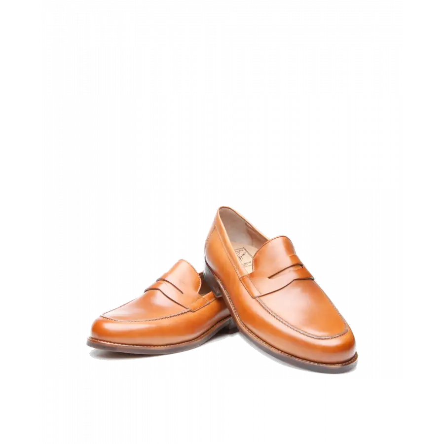 Heinrich Dinkelacker - Loafer WIEN PLAIN AC Kalbsleder - beige