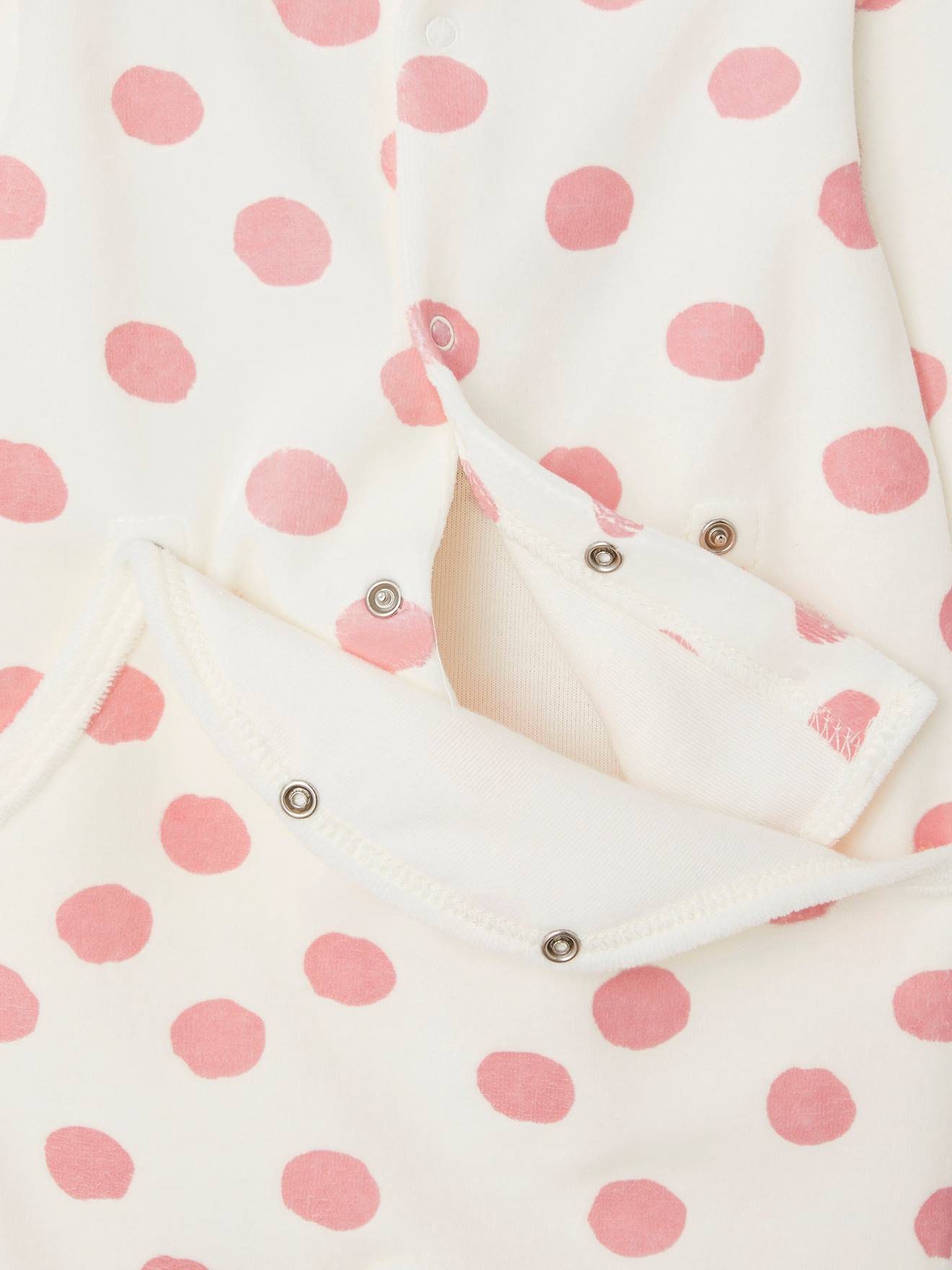 Minnie Baby Samt-Strampler Disney MINNIE MAUS - wollweiß