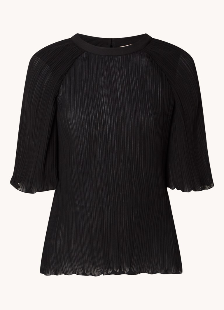 Claudie Pierlot  Biche tuniek met plissé