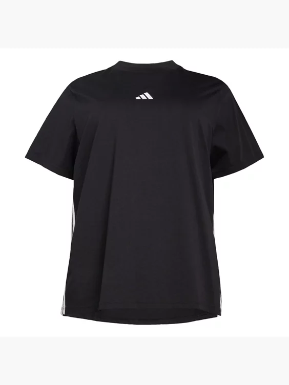 adidas Essentials 3-Streifen Cotton T-Shirt – Große Größen