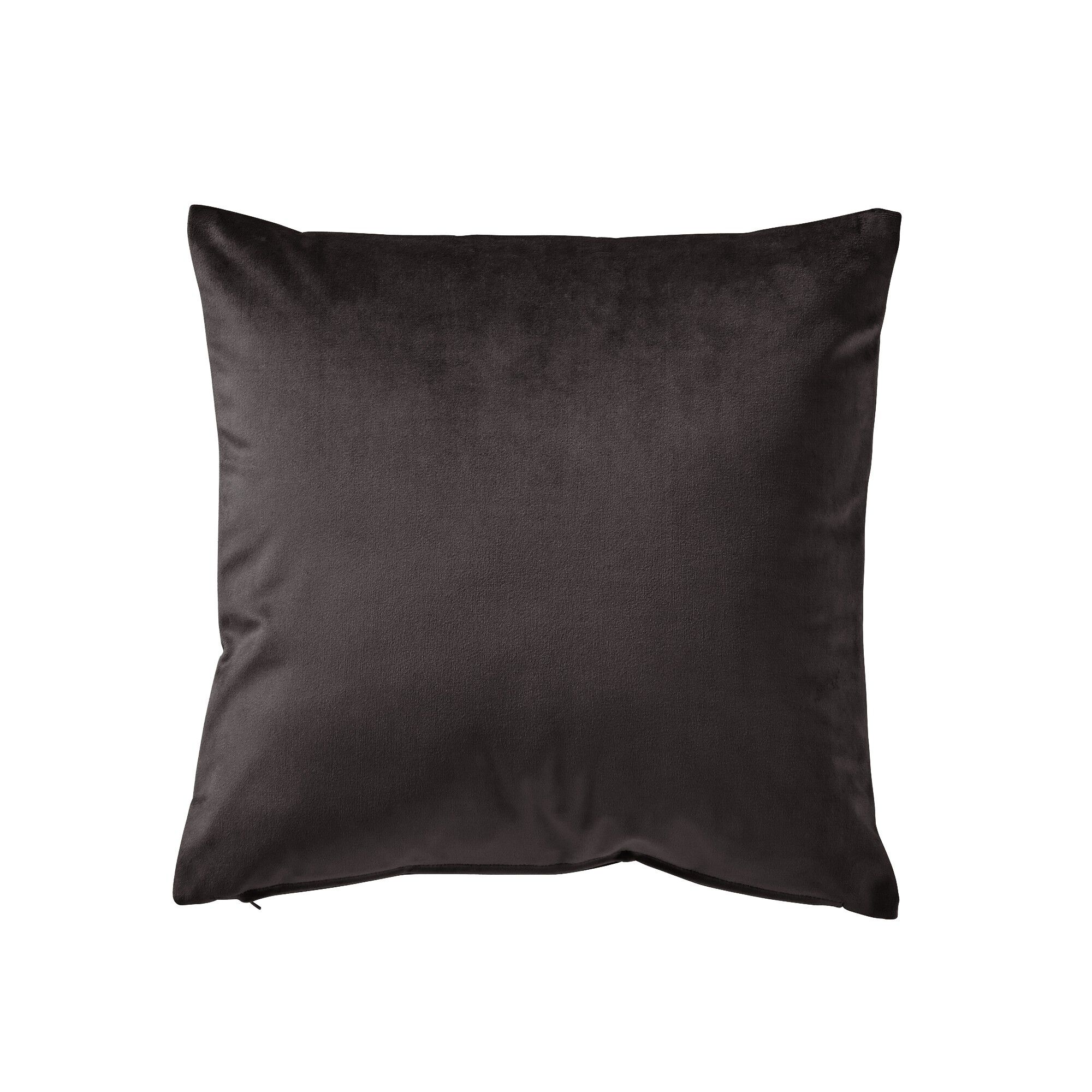 Housse coussin en velours uni