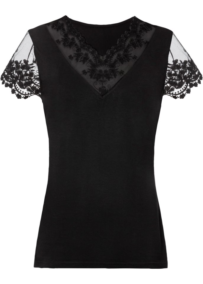 Shirt mit Spitze