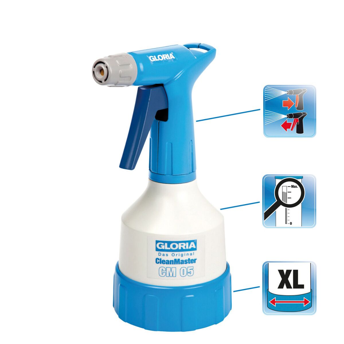Gloria CleanMaster CM05 Feinsprüher 500ml