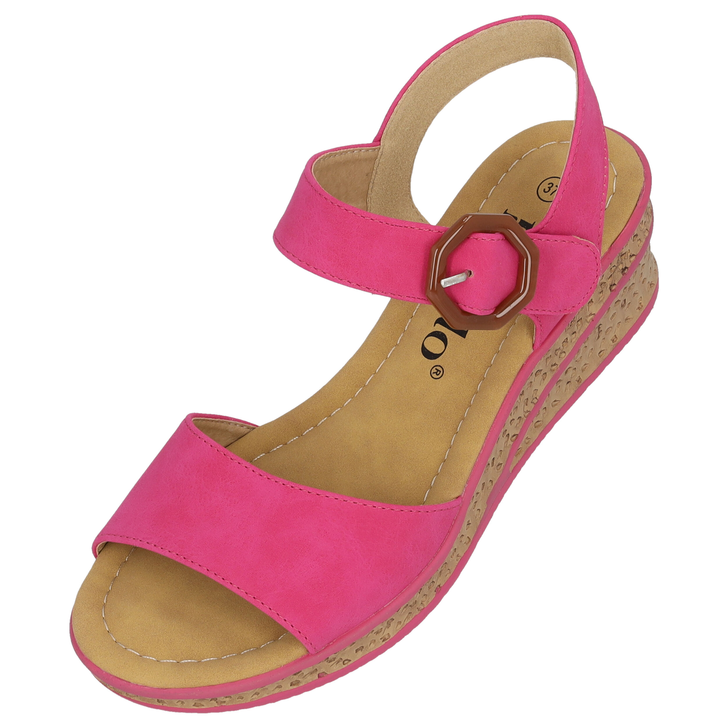 Palado Gonce, Keilsandaletten, Damen, Pink
