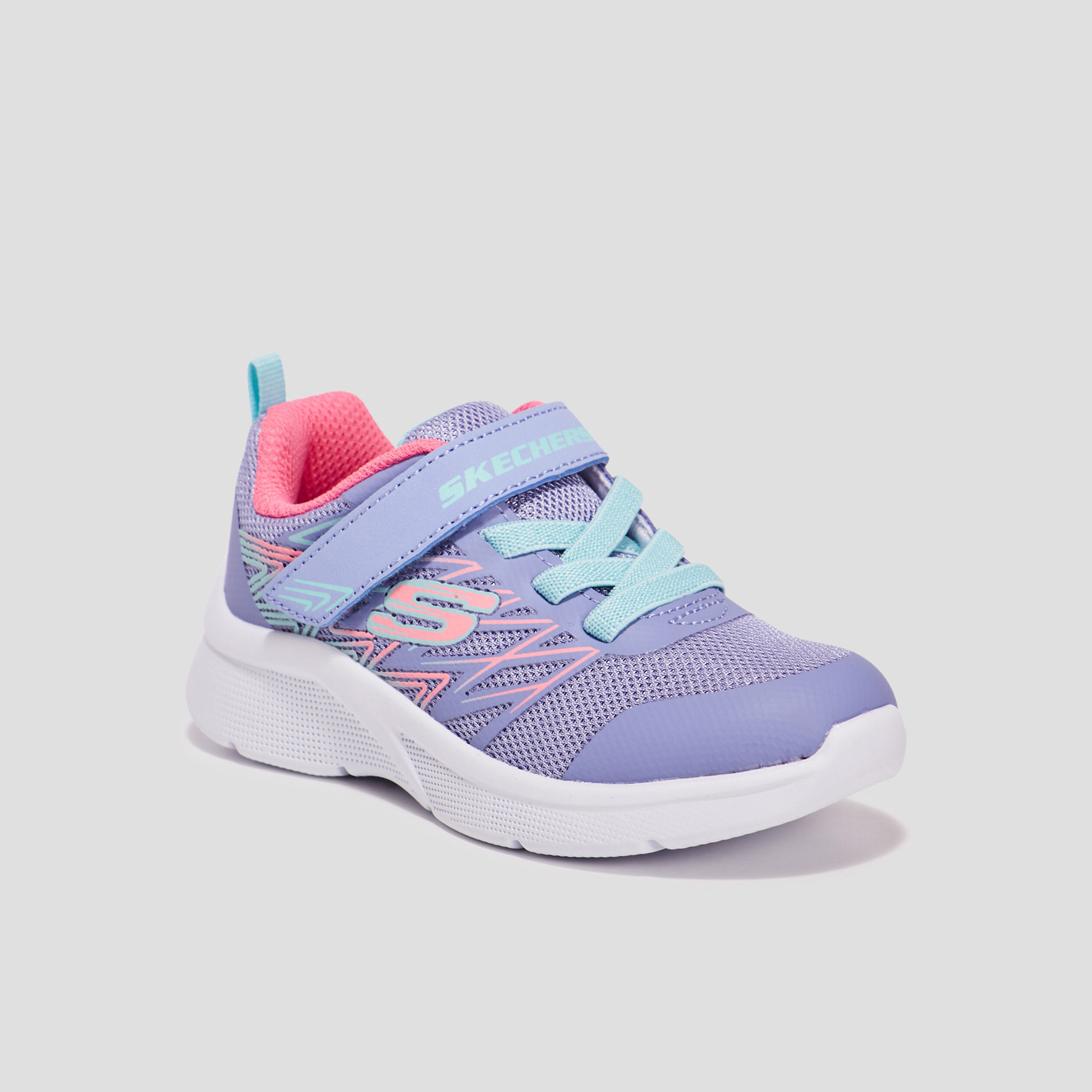 Baskets running Skechers Blod Delight bleu lavande fille | La Halle