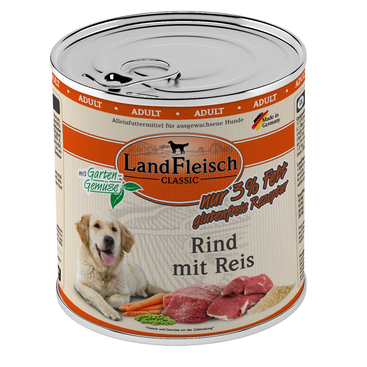 LandFleisch Dog Classic Rind mit Reis günstig kaufen bei ZooRoyal