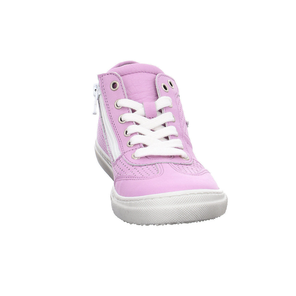 Mädchen Stiefel Schuhe Berno Sneaker Kinderschuhe Aufnäher Glattleder gemustert Halbschuhe