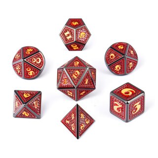 Metal & Enamel Dice Set Spellbound (7)