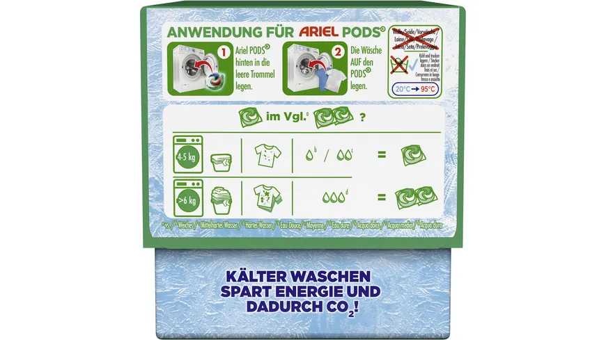Ariel Color & Regular Waschmittel All-in-1 Pods Limitiertes Testangebot 10WL