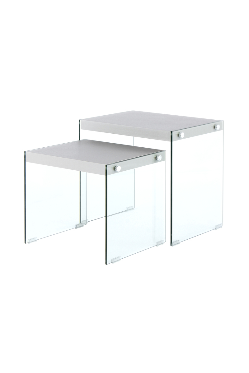 Kayoom Beistelltisch 2er-Set Elementary 225 Silber
