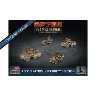 M8 Cavalry Recon Platoon (x4 Plastic)